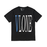 V Lone T Shirt V-Shaped Female Print Short Sleeve Couple Wear Large Size Loose Bottoming Shirt Half Sleeve