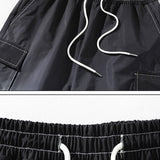Mens Cargo Shorts Men's Clothing | Summer Loose Mid Waist Straight Gradient Multi-Pocket Workwear Shorts Men