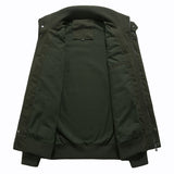 Men Fit Bomber Jacket Windbreaker Moto Street Coat Men's Clothing Casual plus Size Men's Jacket Embroidery Epaulet Loose Air Force Overalls Men