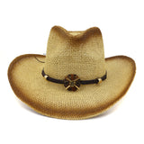Wester Hats Western Sun Protection for Men and Women Sun Hat Beach Hat Denim Ethnic Straw Hat
