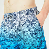Mens Swim Trunks Gradient Color Beach Pants Men's plus Size Quick-Drying Soakable Loose Shorts Fifth Pants Patterned Underpants