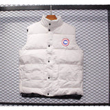 Men's Vest Casual Sleeveless Jacket Men Jacket Men Thick down Jacket Casual and Comfortable