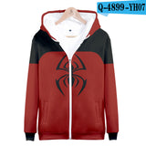 Captain America Hoodie Avengers 4 Combat Clothes 3D Casual Zipper Sweatshirt Hoodie Coat