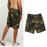 US BDU Army Camouflage Outdoor Tactical Beach Shorts Board Men Swimming Swim Surf Boardshorts Couples Hip Hop Cargo Streetwear Camouflage Shorts Oversize Military Camouflage Hip Hop Men and Women High Street Tooling