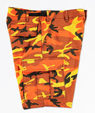 Camo Shorts for Men Classic Relaxed Fit Cargo Short Multipocket Outdoor Shorts Classic Shorts Fifth Pants Tooling Military Style Multi-Bag