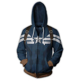 Captain America Hoodie Avengers 4 Sweater 3D Printed Sweater for Men