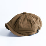 Beret Hat Men's British Spring and Autumn Cotton Retro Octagonal Hat Peaked Cap