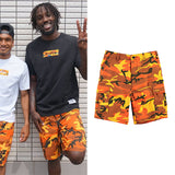 US BDU Army Camouflage Outdoor Tactical Beach Shorts Board Men Swimming Swim Surf Boardshorts Couples Hip Hop Cargo Streetwear Camouflage Shorts Oversize Military Camouflage Hip Hop Men and Women High Street Tooling