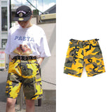 US BDU Army Camouflage Outdoor Tactical Beach Shorts Board Men Swimming Swim Surf Boardshorts Couples Hip Hop Cargo Streetwear Camouflage Shorts Oversize Military Camouflage Hip Hop Men and Women High Street Tooling