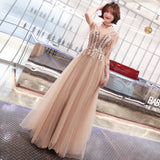 Fairytale Dresses Long Gold Dress