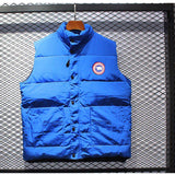 Men's Vest Casual Sleeveless Jacket Men Jacket Men Thick down Jacket Casual and Comfortable