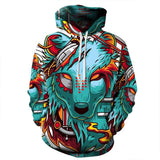 Fire and Ice Hoodie 3D Printing