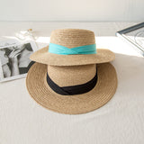 Italian Fedora Hats Summer Men Women Straw Hat Seaside Hat