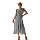 Kendall Jenner Wedding Guest Dress Women's Printed Wear Leisure Vacation Skirt