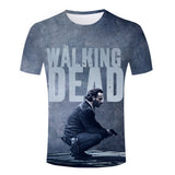 The Walking Dead Clothes Summer Wear Walking Dead Printed Short-Sleeved T-shirt for Men