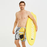 Mens Swim Trunks Men's Cartoon Shorts Loose Beach Pants Hot Spring Pants Swimming Trunks Seaside Vacation Shorts