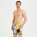 Mens Swim Trunks Men's Cartoon Shorts Loose Beach Pants Hot Spring Pants Swimming Trunks Seaside Vacation Shorts
