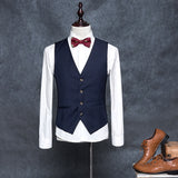 Mens Dress Vests Business Waistcoat Coat Vest