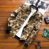 Camouflage Varsity Jacket Workwear Jacket