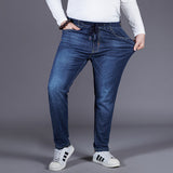 Prospector Jean Autumn and Winter Quality Large Size Elastic Waist Jeans Men's Big Size Men Jeans