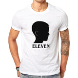 Stranger Things Clothes plus Size Retro Sports Printed plus Size Retro Sports Men's Short Sleeve T-shirt