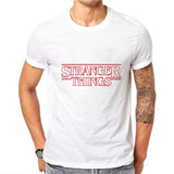 Stranger Things Clothes plus Size Retro Sports Printed plus Size Retro Sports Men's Short Sleeve T-shirt