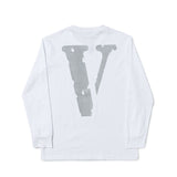 Vlone Sweatshirt Fall Men's Clothing Printed Loose Street Pullover round Neck Long Sleeves Sweater Men