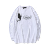 Vlone Sweatshirt Large V Printed Long Sleeve plus Size Retro Sports Men and Women AllMatching Sweater