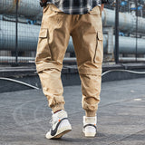 Men's Fall plus Size Loose Casual Pants Retro Sports Men's Trousers Men's Men's Cargo Pant