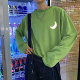 Men Long Sleeve T-Shirts Round Neck