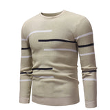 Autumn and Winter Men's round Neck Fashion Pullover Sweater Sports Casual Bottoming Shirt Men Pullover Sweaters