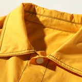 Men's Fall plus Size Loose Long Sleeve Top Jacket Retro Sports Casual Shirt Men's Men Jacket