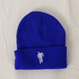 Toque Autumn and Winter Billie Eilish Knitted Hat Pullover Hip Hop Hat Woolen Cap