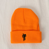 Toque Autumn and Winter Billie Eilish Knitted Hat Pullover Hip Hop Hat Woolen Cap