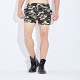 5 Inch Inseam Shorts Camouflage Shorts Men's Shorts plus Size Pure Cotton Track Pants Fitness Running Pants