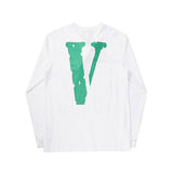 Vlone Sweatshirt Letter Printed Long Sleeve Bottoming Tshirt roundNeck Pullover