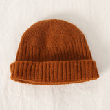 Women Beanies Bowler Male Knitted Cold Cap Skullcap Female Hip Hop Hat Winter Hip Hop Woolen Cap