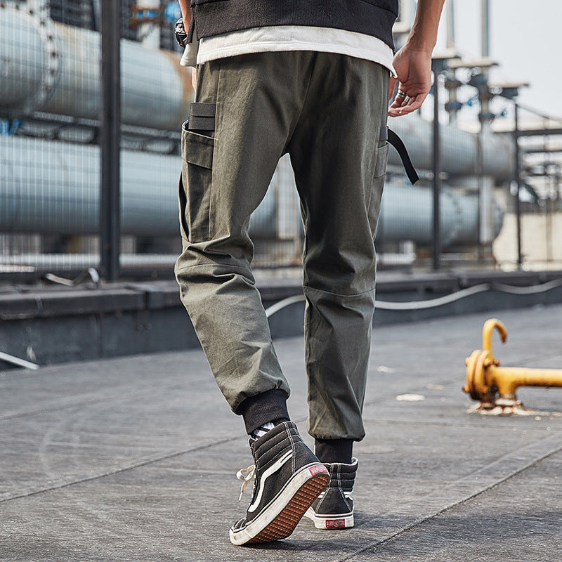 Men's Fall plus Size Retro Sports Loose Trousers Casual Men's Men Cargo Pant