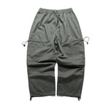 Men's Hiphop plus Size Retro Sports Trousers Loose Cropped Pants Men Pants