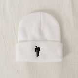 Toque Autumn and Winter Billie Eilish Knitted Hat Pullover Hip Hop Hat Woolen Cap