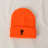 Toque Autumn and Winter Billie Eilish Knitted Hat Pullover Hip Hop Hat Woolen Cap