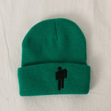 Toque Autumn and Winter Billie Eilish Knitted Hat Pullover Hip Hop Hat Woolen Cap