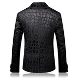 Mens Black Suit Men's Slim-Fit Korean-Style Casual Single Suit Dress Coat Black Dress
