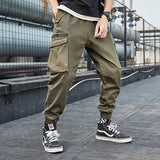 Men's Fall plus Size Loose Retro Sports Casual Pants Trousers Men's Cargo Pant