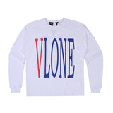 Vlone Sweatshirt Friends Printed Design Long Sleeve Men's and Women's Clothing Loose Hip Hop