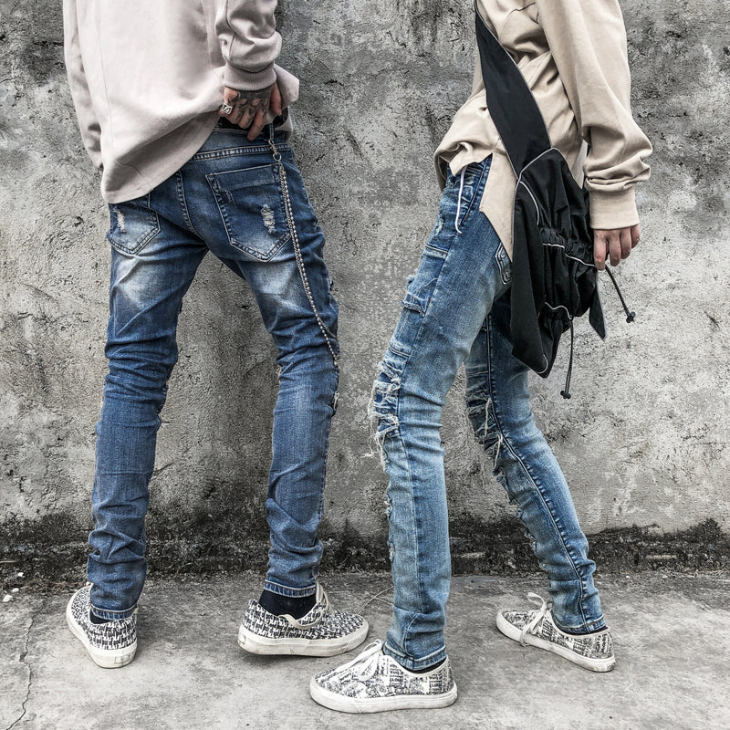 Jeans Men's plus Size Retro Sports Trousers Casual Trousers Men Jeans