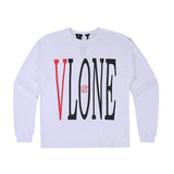 Vlone Sweatshirt Printed Spring and Autumn Men's and Women's Couple Base Loose Hip Hop Sweater