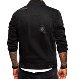 Jean Jacket Men's Thickened Winter Pocket Men's Denim Jacket