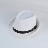 Italian Fedora Hats Summer Straw Hat Men's Top Hat