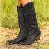 Coachella Festival Boots Plus Size 40-43 Boots Rivets Women's Retro Boots